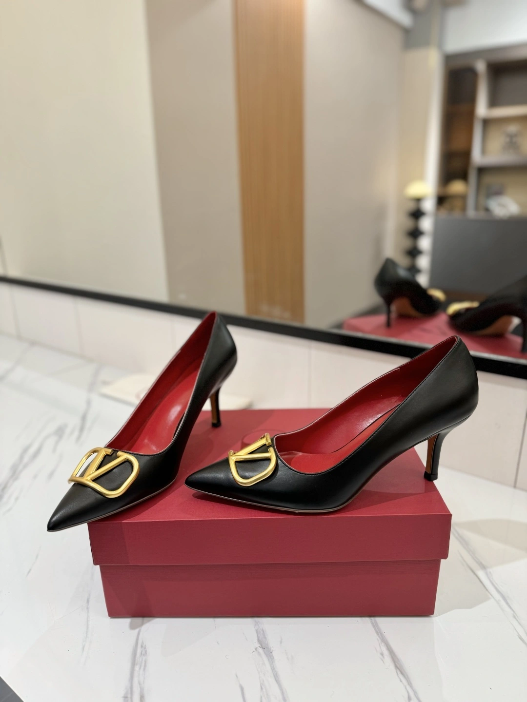 COCO-- V1859ti9o 1W2S0EN0DSH0NO Heel height：7.5CM goatskin Calfskin item:E-X138C3024